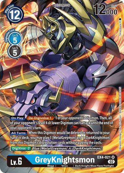 GreyKnightsmon (Alternate Art) (Alternative Being Booster) Near Mint Foil