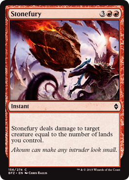 Stonefury (Battle for Zendikar) Near Mint - Nick Nack's Full Frontal Attack