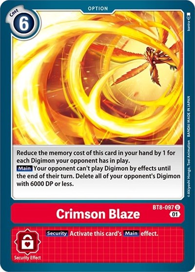 Crimson Blaze (Revision Pack 2021) Heavy Play