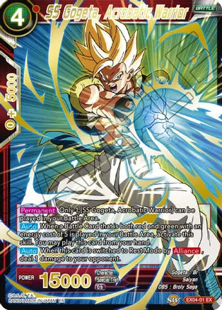 SS Gogeta, Guerrero Acrobático (Sello Dorado) [EX04-01] 