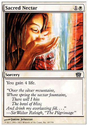 Sacred Nectar (8th Edition) Near Mint - Nick Nack's Full Frontal Attack