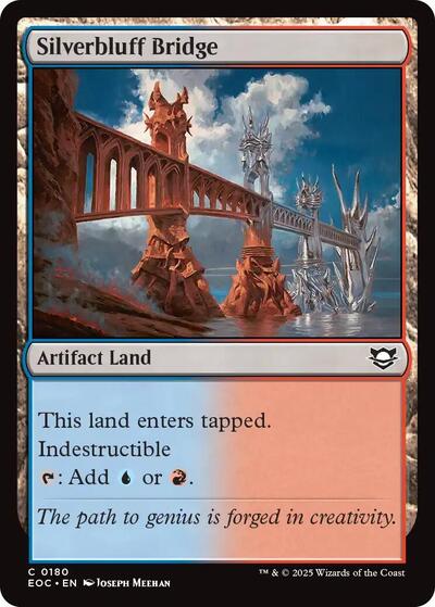 Silverbluff Bridge (Commander: Edge of Eternities) Near Mint - Nick Nack's Full Frontal Attack