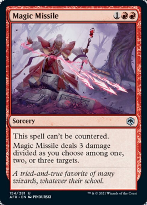 Magic Missile (Adventures in the Forgotten Realms) Near Mint - Nick Nack's Full Frontal Attack
