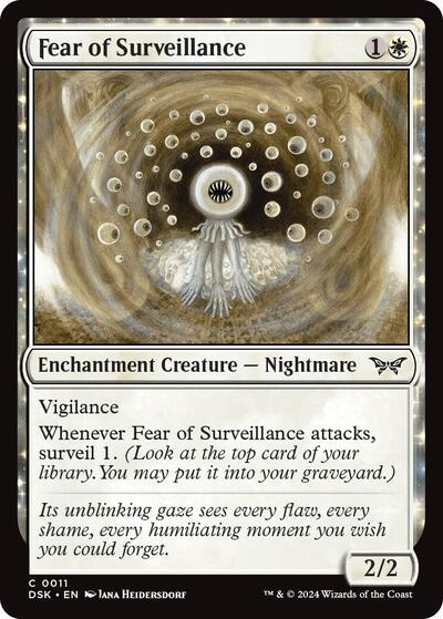 Fear of Surveillance (Duskmourn: House of Horror) Near Mint