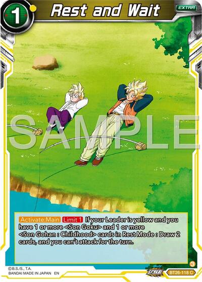 Rest and Wait (Ultimate Advent) Near Mint