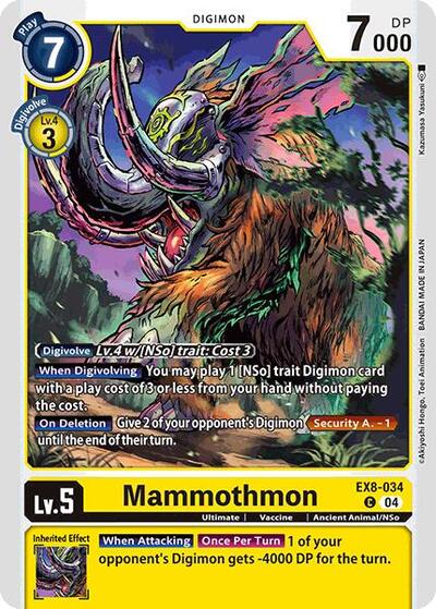 Mammothmon (Chain of Liberation) Near Mint - Nick Nack's Full Frontal Attack