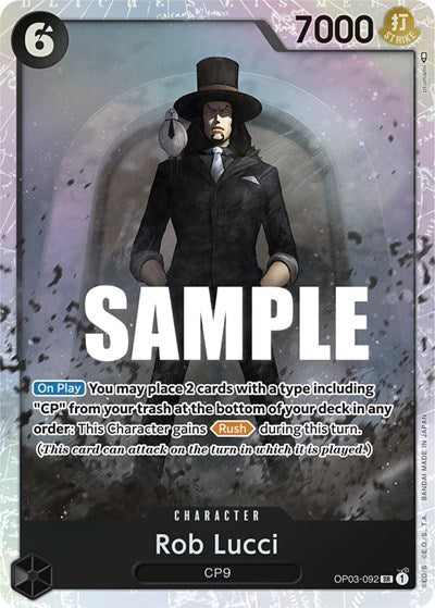 Rob Lucci (092) (Pillars of Strength) Near Mint Foil