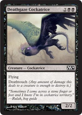 Deathgaze Cockatrice (Magic 2014 Core Set) Near Mint - Nick Nack's Full Frontal Attack