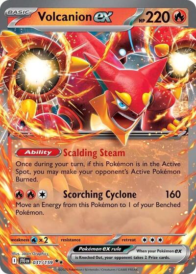 Volcanion ex - 031 (SV09: Journey Together) Near Mint Holofoil