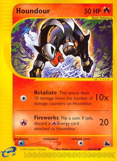 Houndour (Skyridge) Light Play