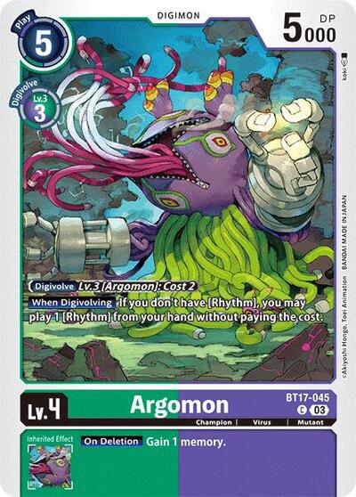 Argomon BT17-045 (Secret Crisis) Near Mint