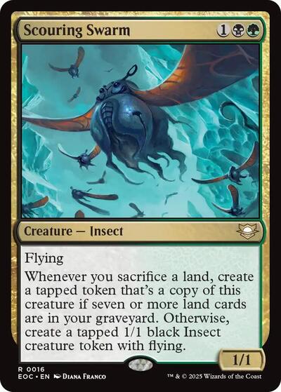 Scouring Swarm (Commander: Edge of Eternities) Near Mint - Nick Nack's Full Frontal Attack