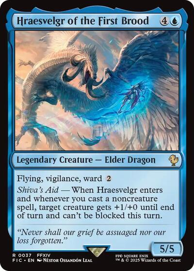 Hraesvelgr of the First Brood (Commander: FINAL FANTASY) Near Mint - Nick Nack's Full Frontal Attack