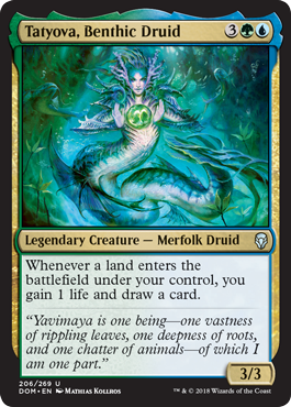 Tatyova, Benthic Druid (Dominaria) Near Mint - Nick Nack's Full Frontal Attack