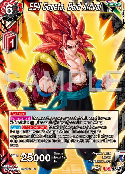 SS4 Gogeta, Bold Arrival (History of Z) Near Mint