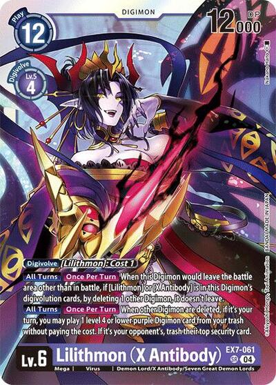 Lilithmon (X Antibody) (Digimon LIBERATOR) Near Mint Foil