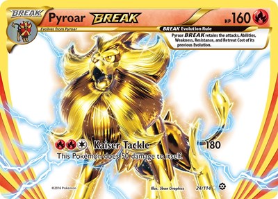 Pyroar BREAK (XY - Steam Siege) Near Mint Holofoil