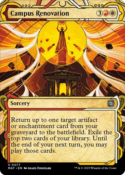 Campus Renovation (Showcase) (March of the Machine: The Aftermath) Near Mint