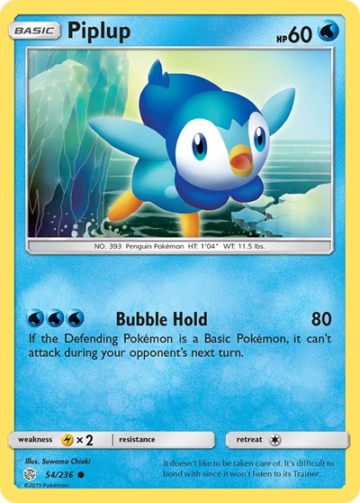 Piplup (SM - Cosmic Eclipse) Near Mint
