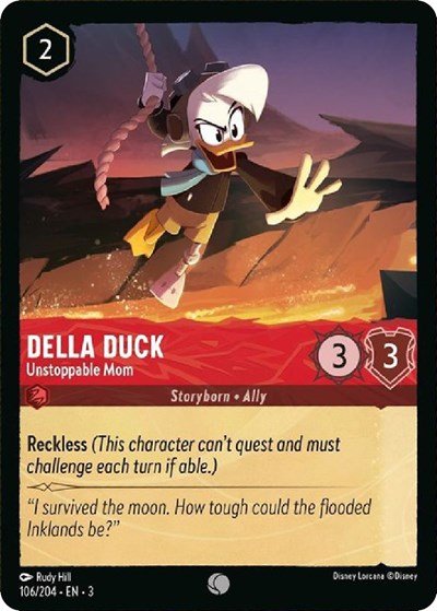 Della Duck - Unstoppable Mom (Into the Inklands) Near Mint - Nick Nack's Full Frontal Attack