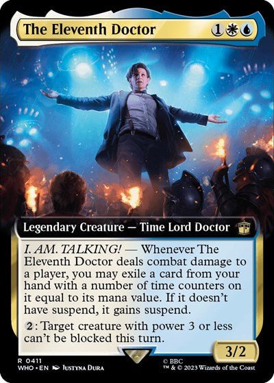 The Eleventh Doctor (Extended Art) (Universes Beyond: Doctor Who) Near Mint - Nick Nack's Full Frontal Attack