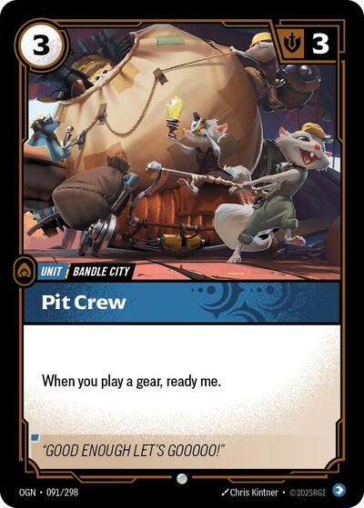 Pit Crew (Origins) Near Mint - Nick Nack's Full Frontal Attack