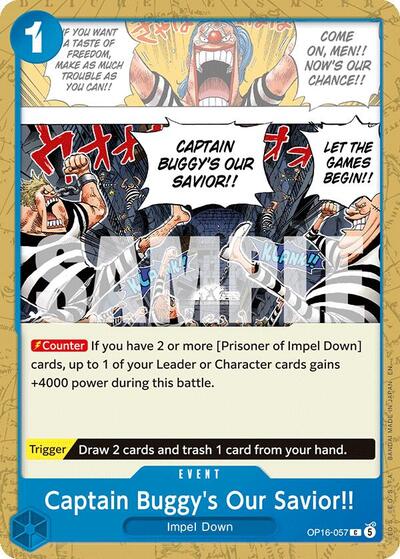 Captain Buggy's Our Savior!! (The Time of Battle) Near Mint