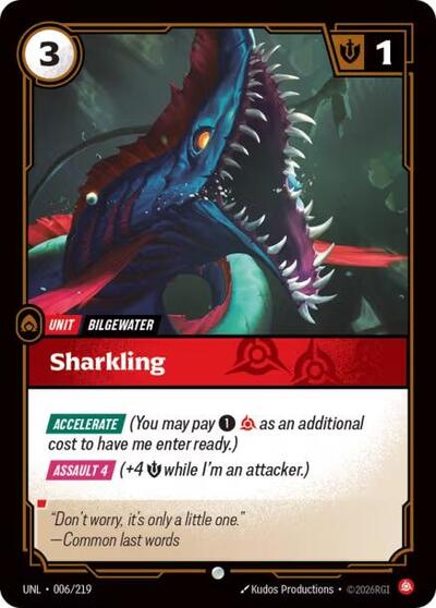 Sharkling (Unleashed) Near Mint
