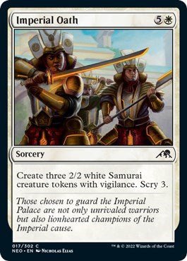 Imperial Oath (Kamigawa: Neon Dynasty) Near Mint - Nick Nack's Full Frontal Attack
