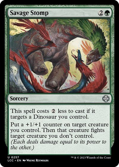 Savage Stomp (Commander: The Lost Caverns of Ixalan) Near Mint - Nick Nack's Full Frontal Attack