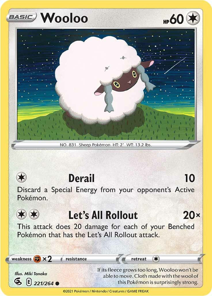 Wooloo (221/264) [Espada y escudo: Golpe de fusión] 