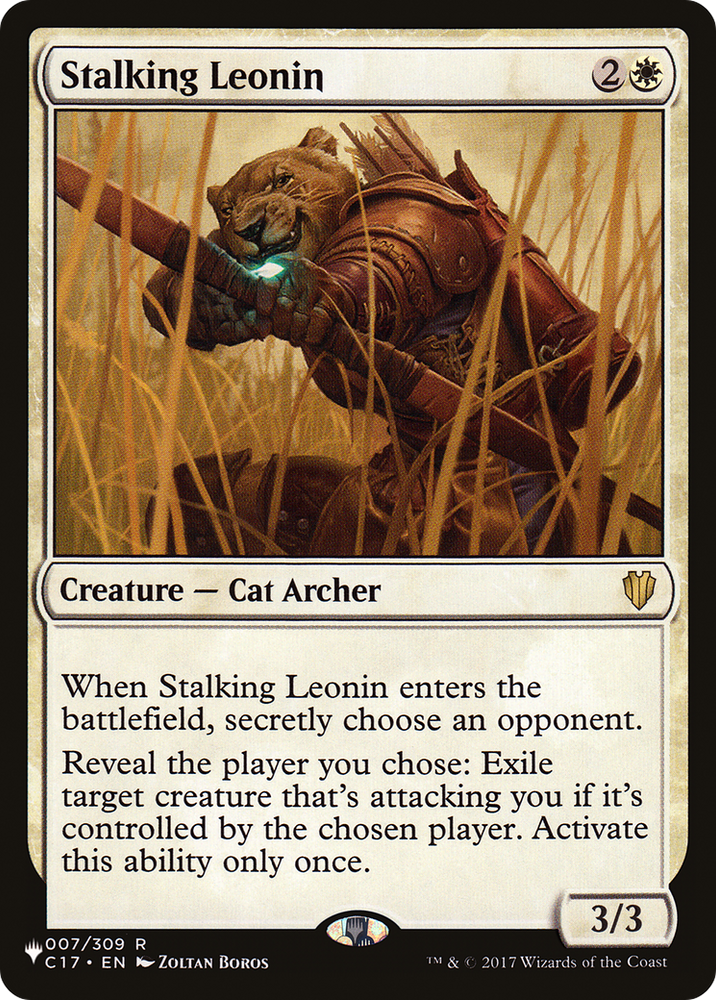 Stalking Leonin [The List]