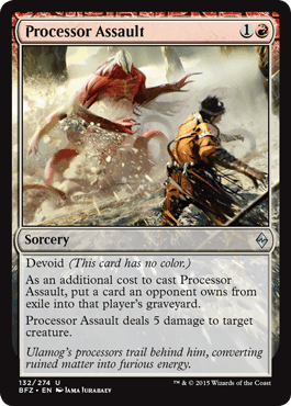 Processor Assault (Battle for Zendikar) Near Mint - Nick Nack's Full Frontal Attack