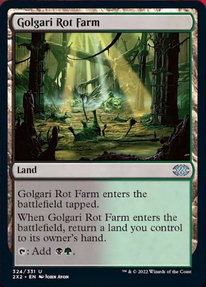 Golgari Rot Farm [Double Masters 2022]