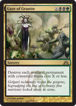 Gaze of Granite (Dragon's Maze) Near Mint - Nick Nack's Full Frontal Attack