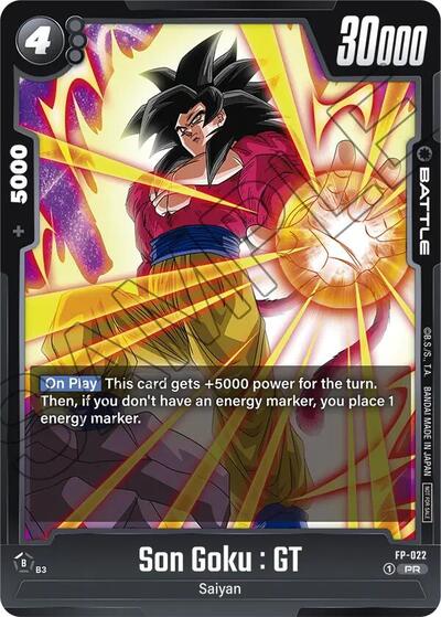 Son Goku : GT FP-022 (Fusion World Promotion Cards and Packs) Near Mint Holofoil