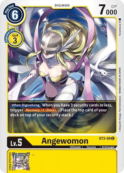 Angewomon (Starter Deck 03: Heaven's Yellow) Near Mint