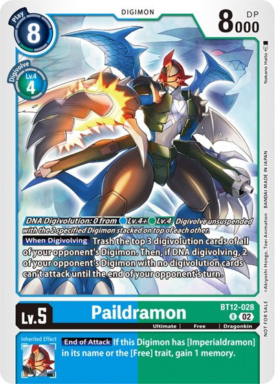 Paildramon (NYCC 2023 Demo Deck) (Across Time) Near Mint