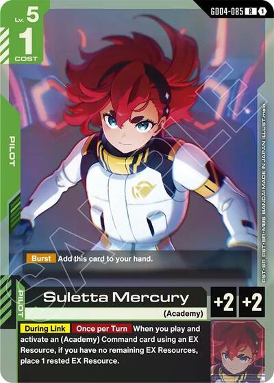 Suletta Mercury (Phantom Aria) Near Mint Holofoil