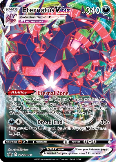 Eternatus VMAX - SWSH045 (SWSH: Sword & Shield Promo Cards) Near Mint Holofoil