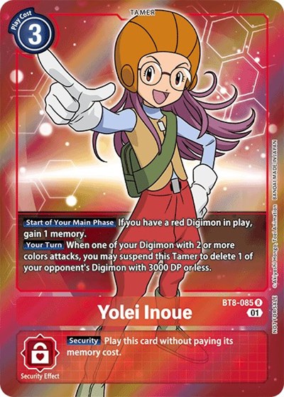 Yolei Inoue (Box Topper) (New Awakening) Near Mint Foil