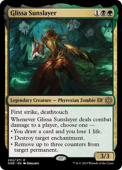 Glissa Sunslayer (Phyrexia: All Will Be One) Near Mint - Nick Nack's Full Frontal Attack