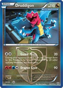 Druddigon - 94/135 (BW Plasma Storm) (Deck Exclusives) Light Play Holofoil