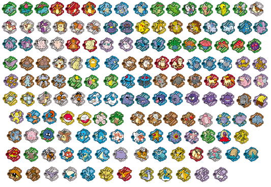 (S-Chinese) Pokémon TCG: Collect 151 Jigsaw Magnet - Nick Nack's Full Frontal Attack