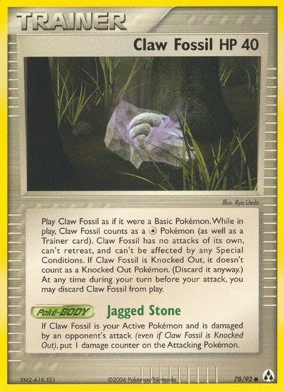 Claw Fossil (Legend Maker) Light Play - Nick Nack's Full Frontal Attack