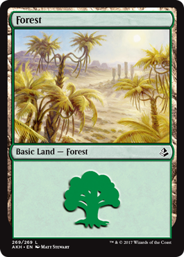 Forest (4) (Amonkhet) Near Mint