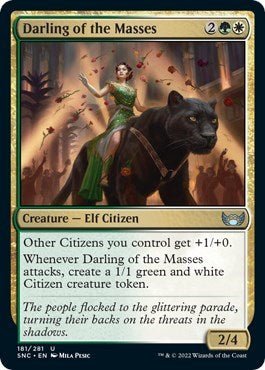 Darling of the Masses (Streets of New Capenna) Near Mint - Nick Nack's Full Frontal Attack