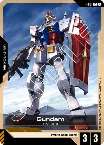 Gundam (T - 001) Token (Newtype Rising) Near Mint - Nick Nack's Full Frontal Attack