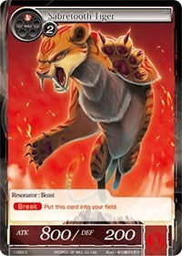 Sabretooth Tiger (1-063) [Starter Deck: Wolves of the Raging Flames]