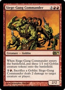 Siege-Gang Commander (Magic 2010 Core Set) Near Mint - Nick Nack's Full Frontal Attack